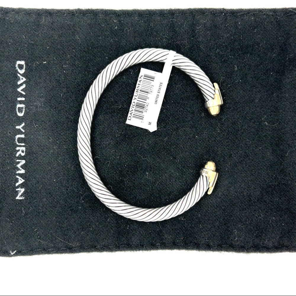 New David Yurman Empire Collection Bracelet Gold Silver - Picture 4 of 5